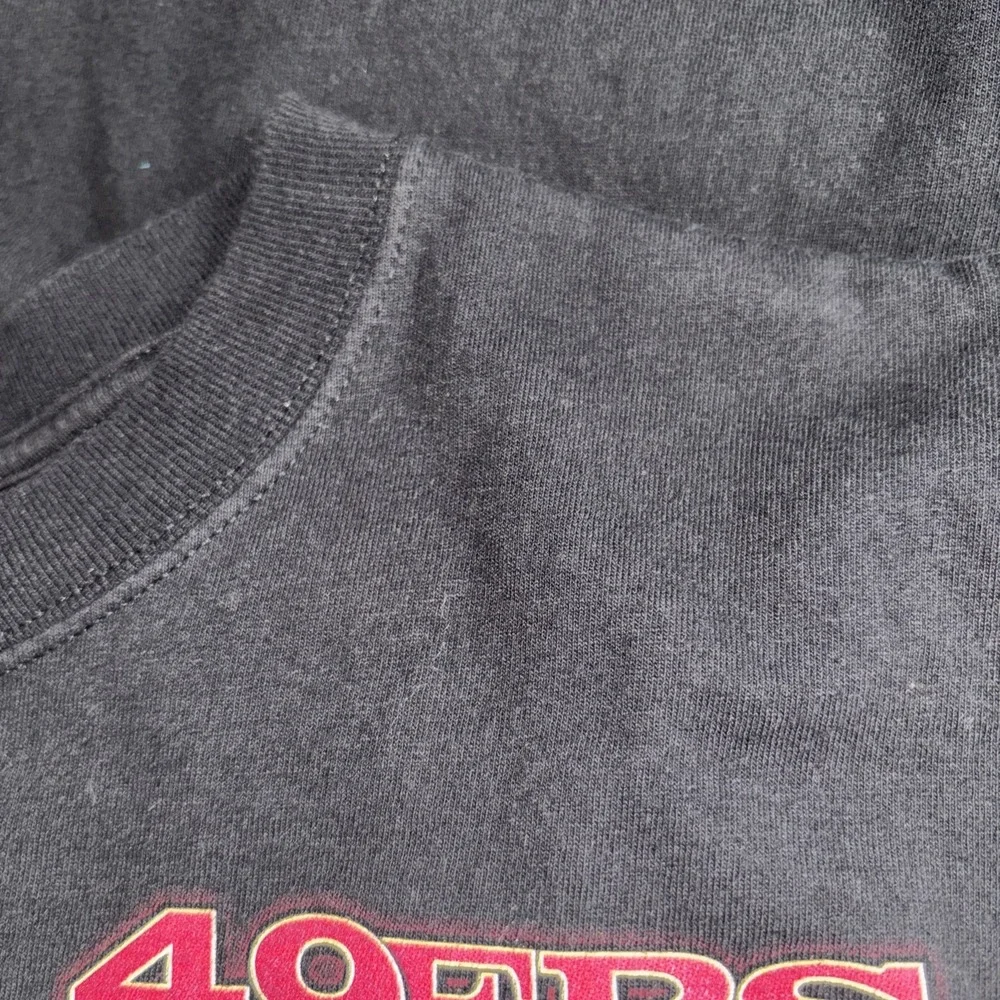 Reebok Men's San Francisco 49ers 2010 Team Schedule T-shirt Size Large Black